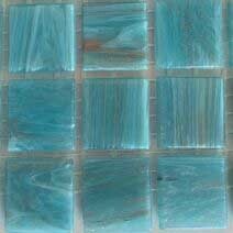 Glass tile, 20mm: Aqua skies