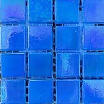 Glass tile, 15mm: Periwinkle