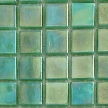 Glass tile, 15mm: Peppermint
