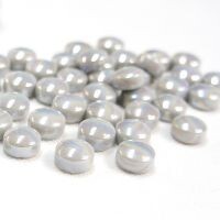 Optic Drops:  Pearlised pale grey