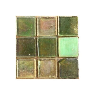 Glass tile, 15mm: Guacamole