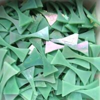Glass: Pistachio ice offcuts