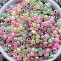 Seed beads, Pastel mix