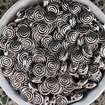 Tibetan style vortex beads