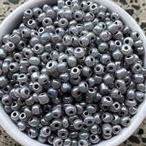 Seed beads, Grey