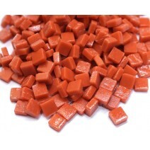Glass tile, 8mm Standard: Chilli
