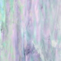 Glass: Grey Pink Iridescent