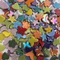 Glass Charms - multi colour mix