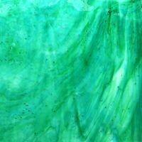 Stained glass strips: Teal Lime Clear