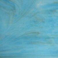 Stained glass strips: Aqua Amber