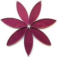 Stained Glass Petals: Clear Violet Large