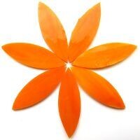 Stained Glass Petals: Carrot Large