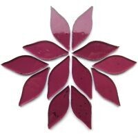 Stained Glass Petals: Clear Violet Small