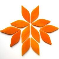 Stained Glass Petals: Carrot Small