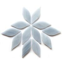 Stained Glass Petals: Grey Smoke Small