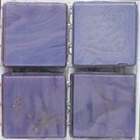 Glass tile, 15mm: Lavender Blue