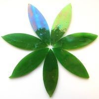 Stained Glass Petals: Grasshopper Large