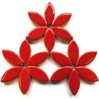 Ceramic Petals XL: Poppy Red