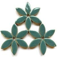 Ceramic Petals XL: Phthalo Green