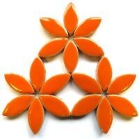Ceramic Petals XL: Popsicle Orange