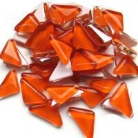 Glass Triangles: Satsuma Orange