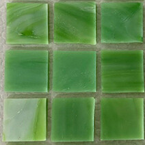 Stained Glass, 20mm, Creamed Spinach