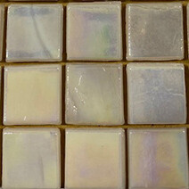 Glass tile, 15mm: Nougat