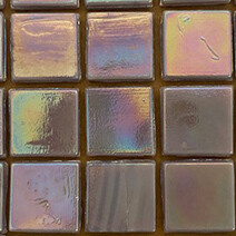 Glass tile, 15mm: Soft Lilac