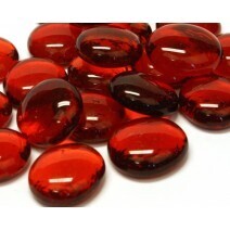 Glass Nuggets: Red Crystal