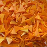 Glass: Carrot offcuts