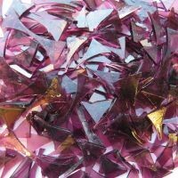 Glass: Clear Violet offcuts