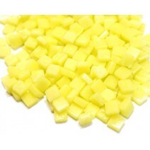 Glass tile, 8mm Standard: Daffodil Yellow