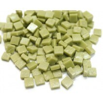 Glass tile, 8mm Standard: Light Olive