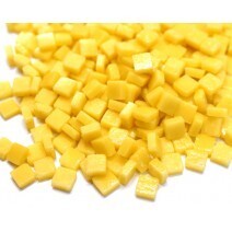 Glass tile, 8mm Standard: Corn Yellow