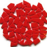 Glass Snippets: Bright Red