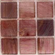Glass tile, 20mm: Raspberry Sorbet