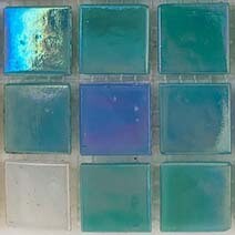 Glass tile, 20mm Nebula: Sea and Sky