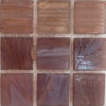 Glass tile, 20mm: Heather
