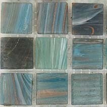 Glass tile, 20mm: Trade Winds