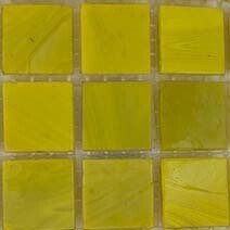 Glass tile, 20mm: Lemon