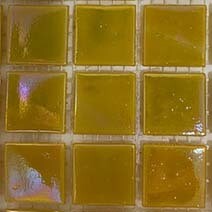 Glass tile, 20mm Nebula: Sunflower