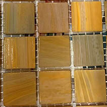 Glass tile, 20mm: Golden Sand
