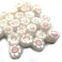 Millefiori by Effetre: White Lilac Flower