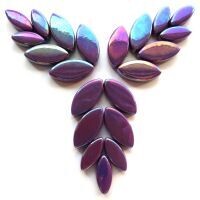 Glass Petals, Iridised Grape
