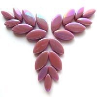 Glass Petals, Iridised Cerise