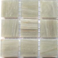 Glass tile, 20mm: Golden Ash