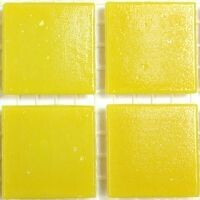 Glass tile, 20mm: Yellow