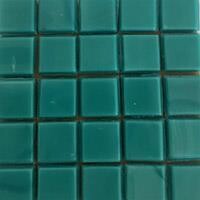 Glass tile, 10mm: Teal