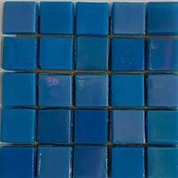 Glass tile, 10mm: Dark Turquoise