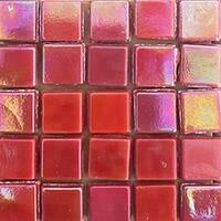 Glass tile, 10mm: Dark Cherry